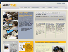 Tablet Screenshot of mobilepowersolutions.com